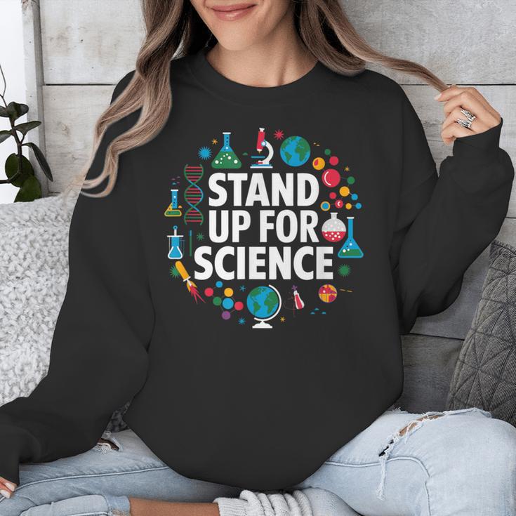 Stand Up For Science STEM Advocacy Pro Scientific Teacher Unisex Sweatshirt, Science Teacher Gifts, funny design Stand Up For Science STEM Advocacy Pro Scientific Teacher Unisex Sweatshirt, Science Teacher Gifts, funny design
