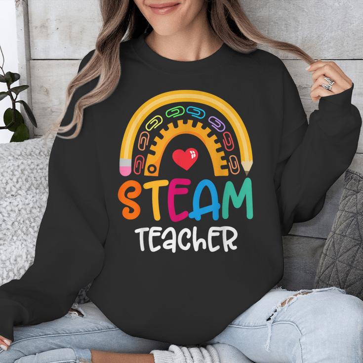 STEAM Teacher Squad Team Crew Back To School STEM Special Unisex Sweatshirt, funny design STEAM Teacher Squad Team Crew Back To School STEM Special Unisex Sweatshirt, funny design