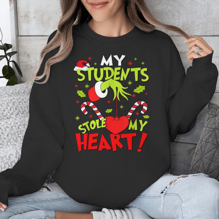 My Students Stole My Heart Teacher Holiday Merry Christmas Unisex Sweatshirt, funny design My Students Stole My Heart Teacher Holiday Merry Christmas Unisex Sweatshirt, funny design