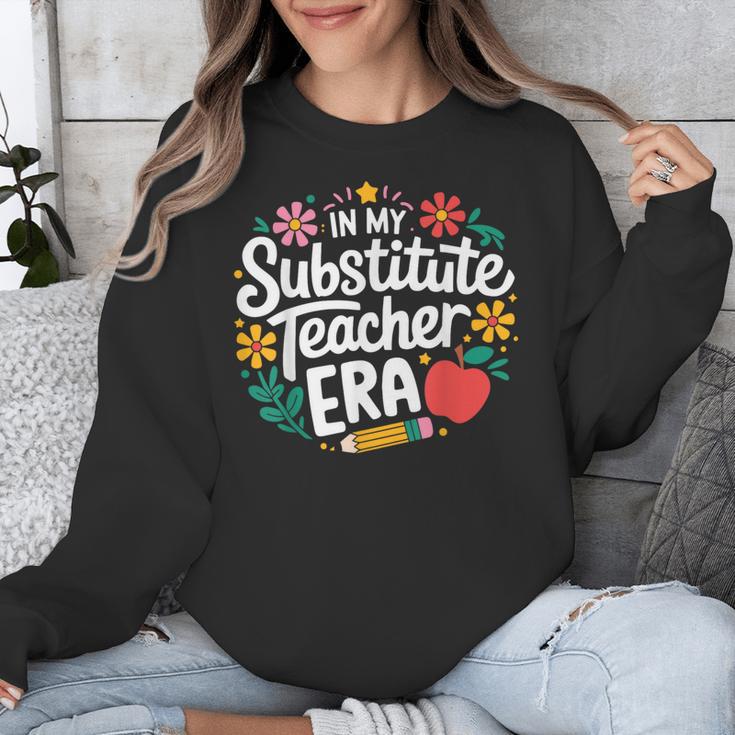 In My Substitute Teacher Era Unisex Sweatshirt, funny design