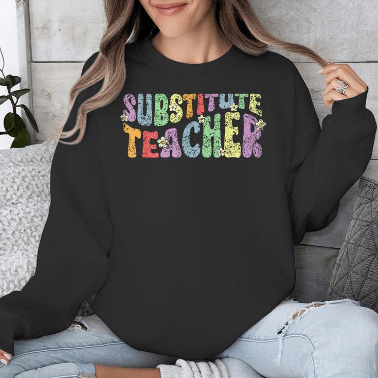 Substitute Teacher Women Back To School Substitute Teacher Unisex Sweatshirt, funny design Substitute Teacher Women Back To School Substitute Teacher Unisex Sweatshirt, funny design