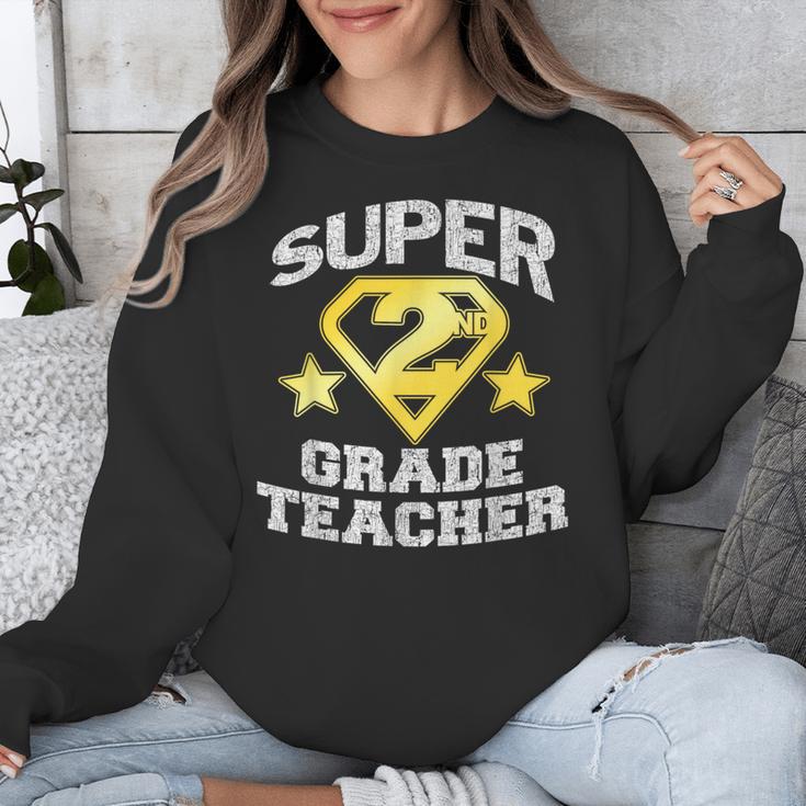 Super 2nd Grade Teacher Hero Unisex Sweatshirt, Super Teacher Gifts, 2nd Grade Teacher Gifts, funny design Super 2nd Grade Teacher Hero Unisex Sweatshirt, Super Teacher Gifts, 2nd Grade Teacher Gifts, funny design