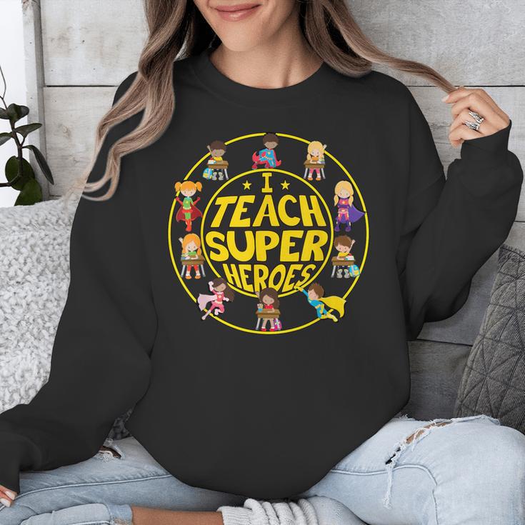 Superhero Teacher I Teach Super Heroes Unisex Sweatshirt, Super Teacher Gifts, funny design Superhero Teacher I Teach Super Heroes Unisex Sweatshirt, Super Teacher Gifts, funny design