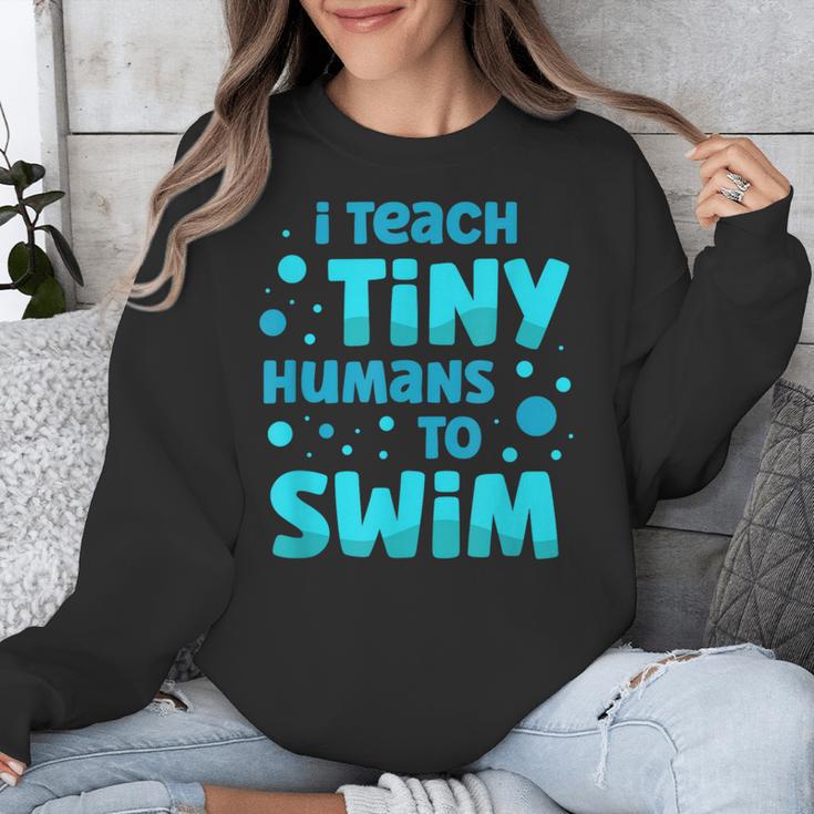 Swimming Teacher I Teach Tiny Humans To Swim Swim Instructor Unisex Sweatshirt, funny design Swimming Teacher I Teach Tiny Humans To Swim Swim Instructor Unisex Sweatshirt, funny design