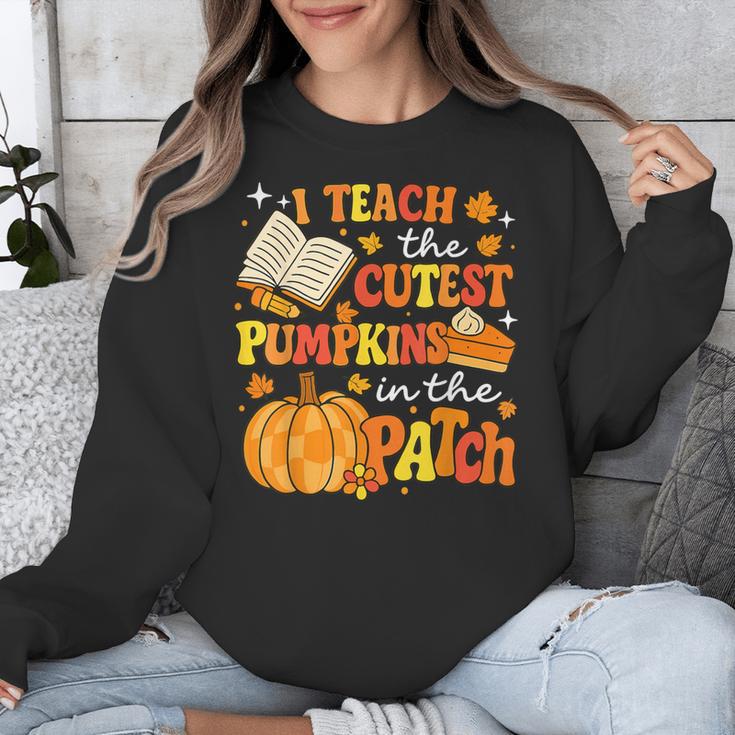I Teach The Coolest Pumpkins In The Patch Teacher Halloween Unisex Sweatshirt, funny design I Teach The Coolest Pumpkins In The Patch Teacher Halloween Unisex Sweatshirt, funny design
