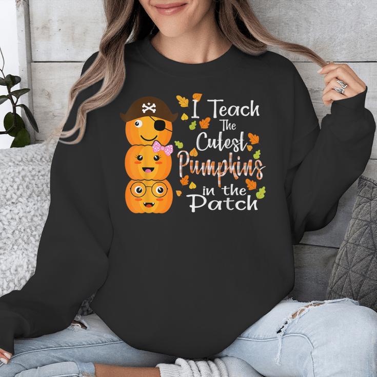 I Teach The Cutest Pumpkins Halloween Shirt For Teachers Unisex Sweatshirt, funny design I Teach The Cutest Pumpkins Halloween Shirt For Teachers Unisex Sweatshirt, funny design