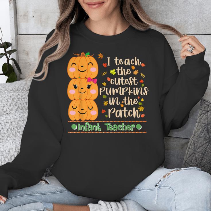 I Teach The Cutest Pumpkins In The Patch Infant Teacher Unisex Sweatshirt, funny design I Teach The Cutest Pumpkins In The Patch Infant Teacher Unisex Sweatshirt, funny design