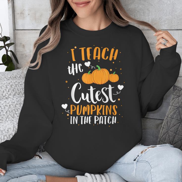 I Teach The Cutest Pumpkins In The Patch Teacher School For Men Women Kids Unisex Sweatshirt, funny design I Teach The Cutest Pumpkins In The Patch Teacher School For Men Women Kids Unisex Sweatshirt, funny design