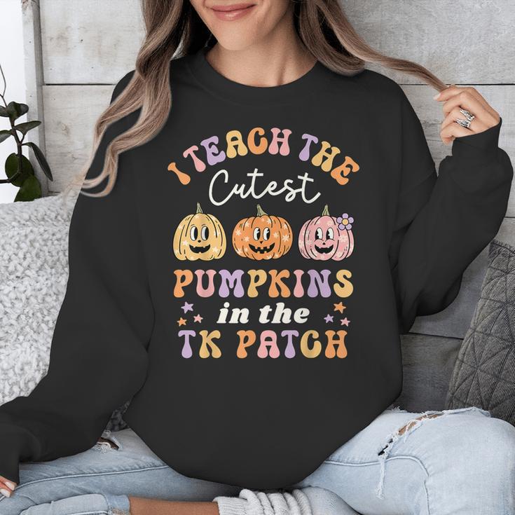 I Teach The Cutest Pumpkins In The TK Patch TK Teacher Fall Unisex Sweatshirt, funny design I Teach The Cutest Pumpkins In The TK Patch TK Teacher Fall Unisex Sweatshirt, funny design