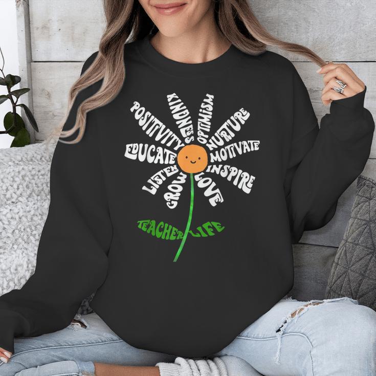 Teach Love Inspire Teachers Inspirational Flower Teachers Unisex Sweatshirt, funny design Teach Love Inspire Teachers Inspirational Flower Teachers Unisex Sweatshirt, funny design
