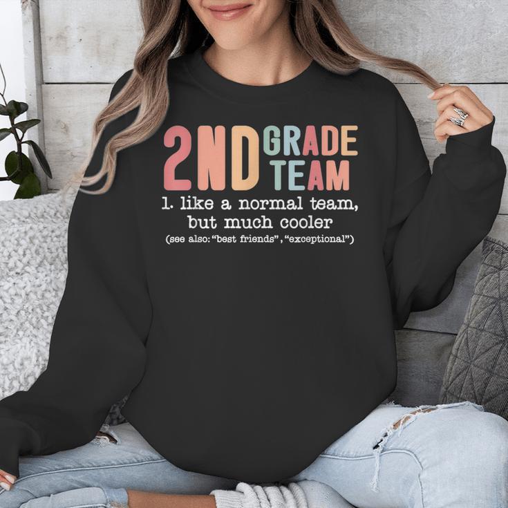 Teacher 2ND Grade Team Like a Normal Team But Much Cooler Unisex Sweatshirt, 2nd Grade Teacher Gifts, funny design