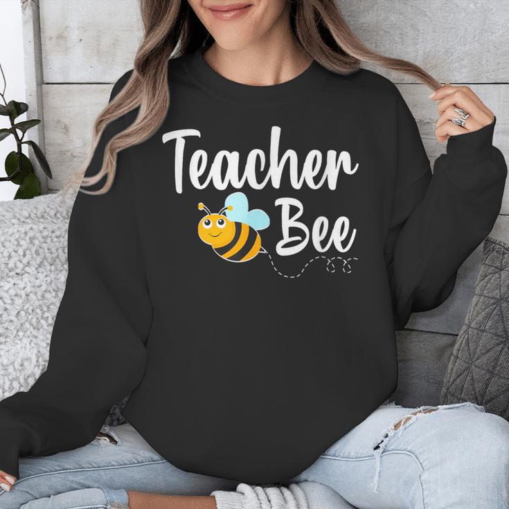 Teacher Bee Bumblebee Back To School Unisex Sweatshirt, funny design Teacher Bee Bumblebee Back To School Unisex Sweatshirt, funny design