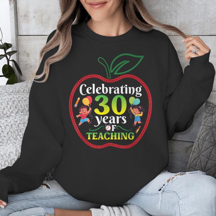 Teacher Celebrating 30 Years Of Teaching Students School Unisex Sweatshirt, funny design