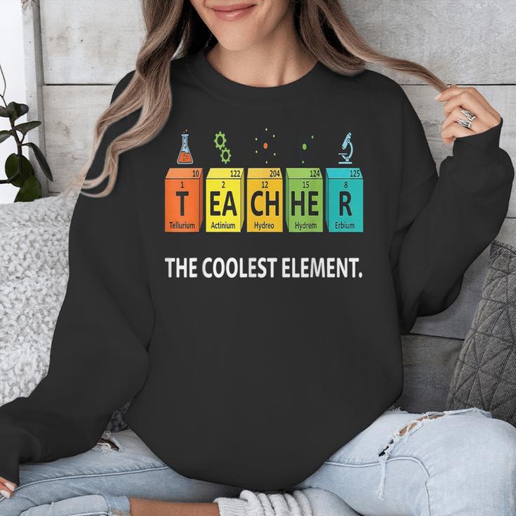 Teacher The Coolest Element Chemistry Periodic Table Science Unisex Sweatshirt, Science Teacher Gifts, funny design