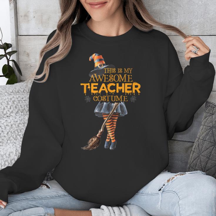 This Is My Teacher Costume Halloween Family Matching Group For Men Women Unisex Sweatshirt, funny design This Is My Teacher Costume Halloween Family Matching Group For Men Women Unisex Sweatshirt, funny design