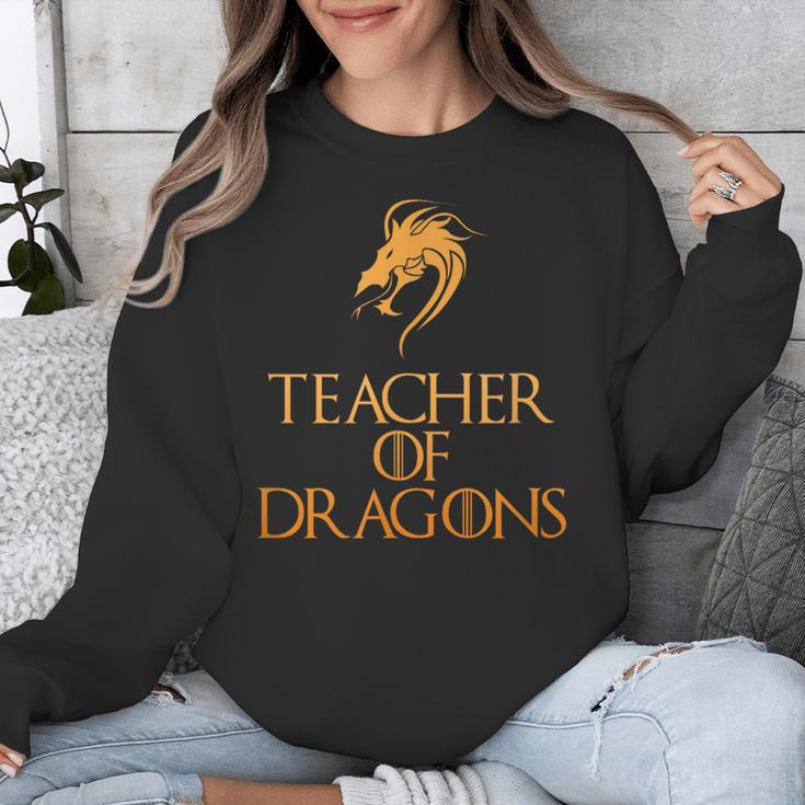 Teacher Of Dragons For Teachers Top Tee T-Shirt Unisex Sweatshirt, funny design