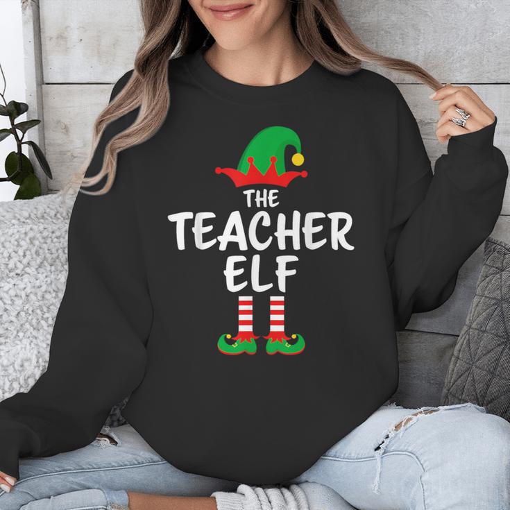 The Teacher Elf Matching Family Christmas Unisex Sweatshirt, funny design The Teacher Elf Matching Family Christmas Unisex Sweatshirt, funny design
