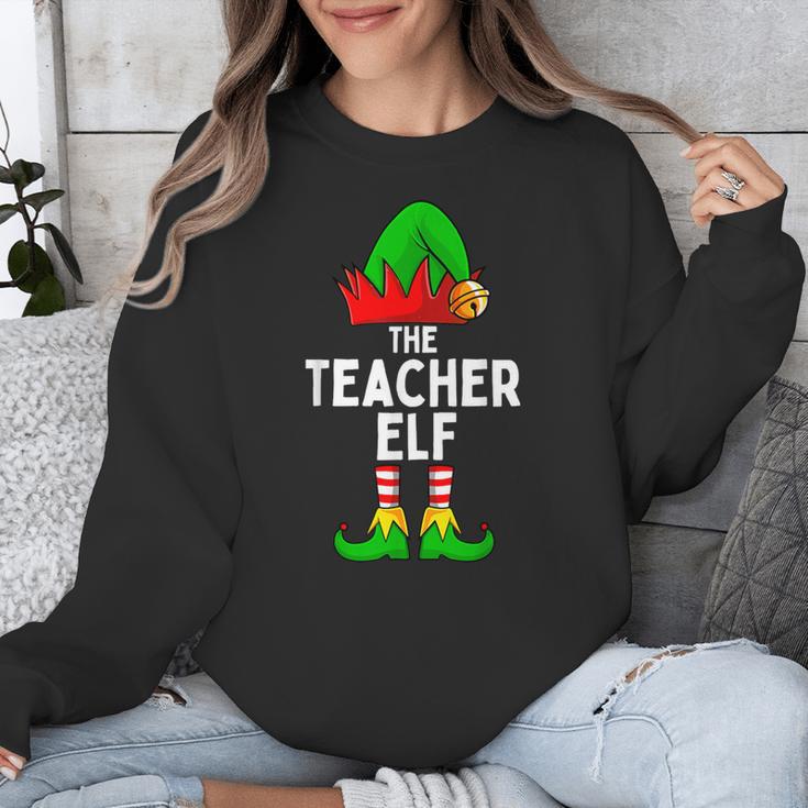 Teacher Elf Matching Family Christmas Women Men Unisex Sweatshirt, funny design Teacher Elf Matching Family Christmas Women Men Unisex Sweatshirt, funny design