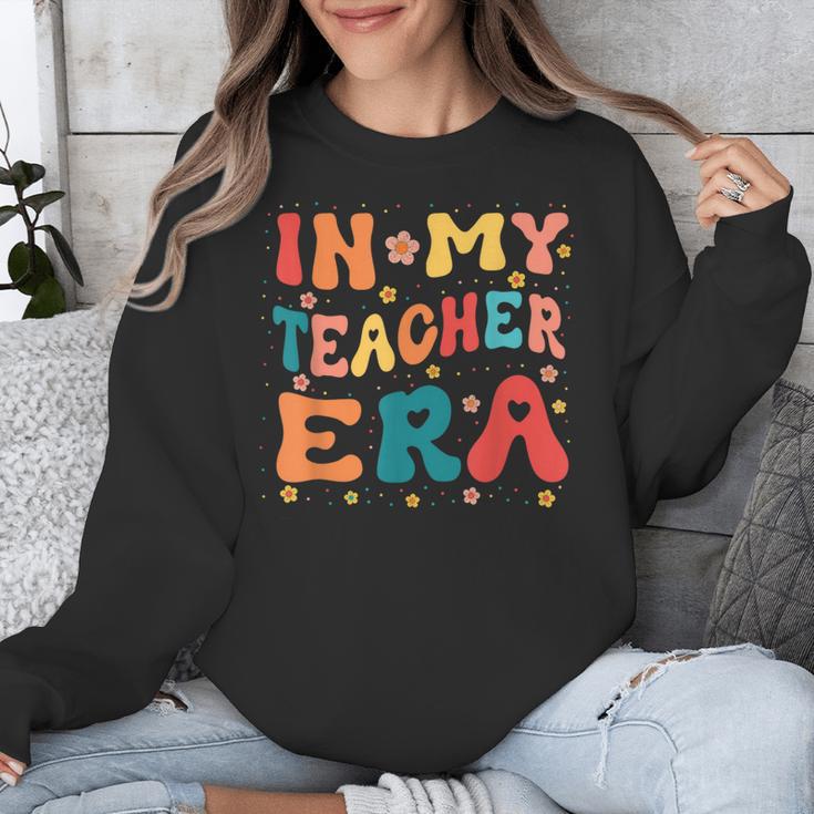 In My Teacher Era First Day Of School Back To School Retro Unisex Sweatshirt, funny design In My Teacher Era First Day Of School Back To School Retro Unisex Sweatshirt, funny design