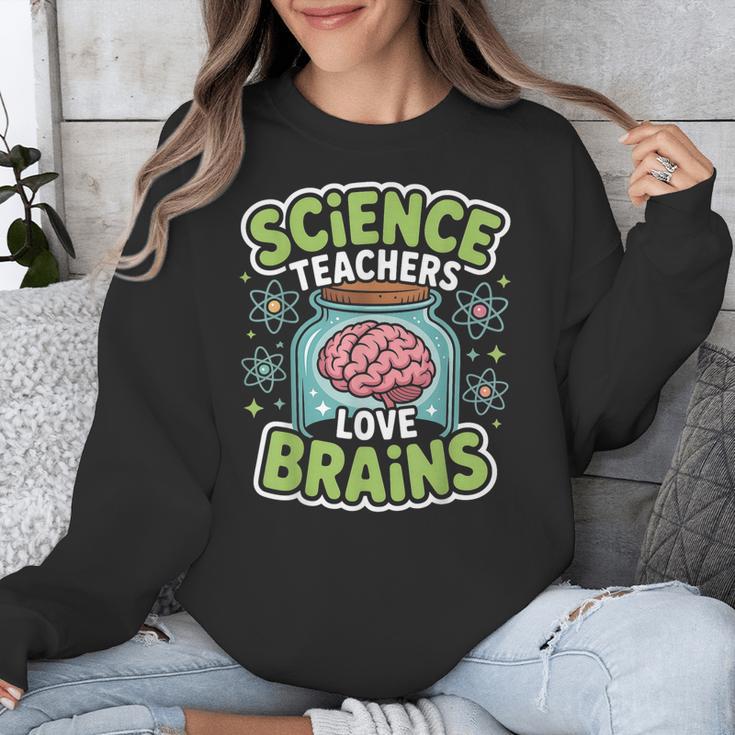 Teacher Halloween Costume Science Teachers Love Brains Unisex Sweatshirt, Science Teacher Gifts, funny design Teacher Halloween Costume Science Teachers Love Brains Unisex Sweatshirt, Science Teacher Gifts, funny design