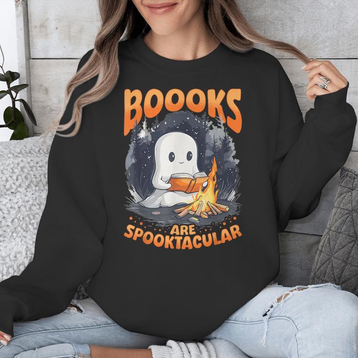 Teacher Halloween Ghost Reading Book Animal Boooks Are Unisex Sweatshirt, funny design Teacher Halloween Ghost Reading Book Animal Boooks Are Unisex Sweatshirt, funny design