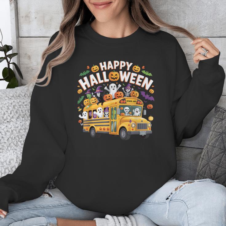 Teacher Halloween School Bus Driver Cute Ghost Witch Party Unisex Sweatshirt, funny design Teacher Halloween School Bus Driver Cute Ghost Witch Party Unisex Sweatshirt, funny design