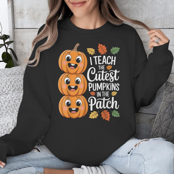 Teacher Halloween Tshirts I Teach The Cutest Pumpkins Unisex Sweatshirt, funny design Teacher Halloween Tshirts I Teach The Cutest Pumpkins Unisex Sweatshirt, funny design