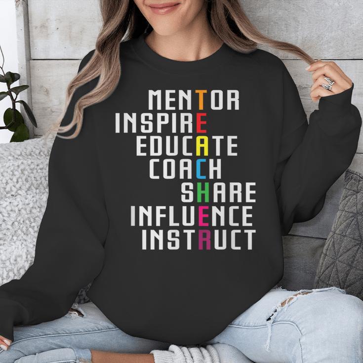 Teacher Inspirational Educator Favorite School Teacher Men Women Girls Kids Unisex Sweatshirt, funny design