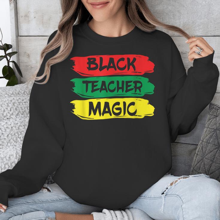 Teacher Magic Black History Month Educator For Men Women Unisex Sweatshirt, History Teacher Gifts, funny design