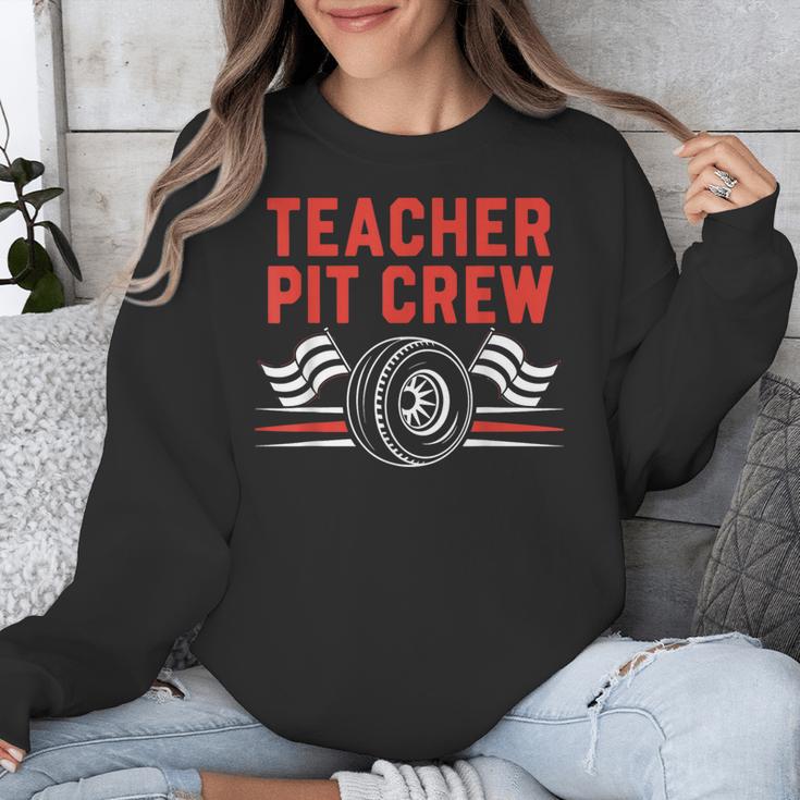 Teacher Pit Crew Race Car Driver Costume Men Women Kids Unisex Sweatshirt, funny design Teacher Pit Crew Race Car Driver Costume Men Women Kids Unisex Sweatshirt, funny design
