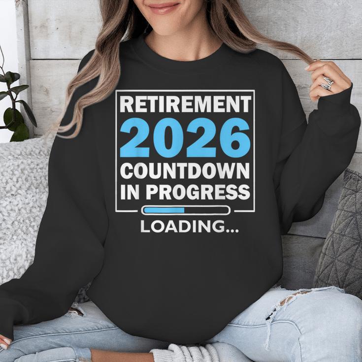 Teacher Retirement Class Of 2026 Loading Retired Unisex Sweatshirt, funny design