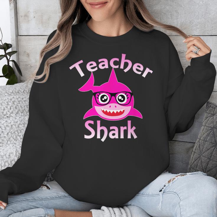 Teacher Shark Female Teacher Unisex Sweatshirt, funny design Teacher Shark Female Teacher Unisex Sweatshirt, funny design