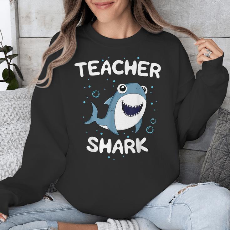 Teacher Shark Teaching Back To School Kindergarten Unisex Sweatshirt, funny design Teacher Shark Teaching Back To School Kindergarten Unisex Sweatshirt, funny design