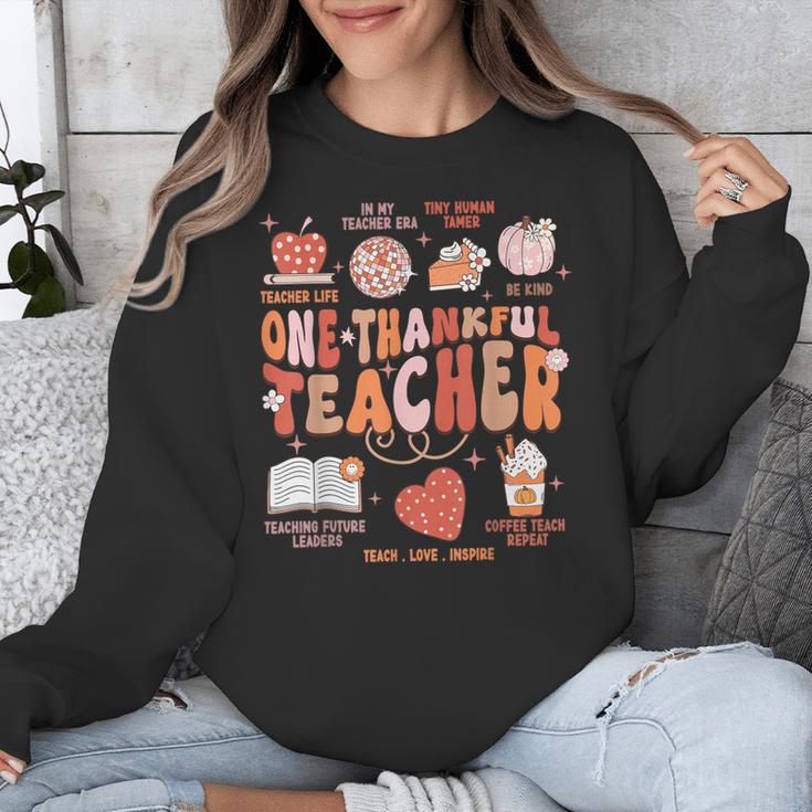 Teacher Thanksgiving Shirt Women One Thankful Teacher Fall Unisex Sweatshirt, funny design Teacher Thanksgiving Shirt Women One Thankful Teacher Fall Unisex Sweatshirt, funny design