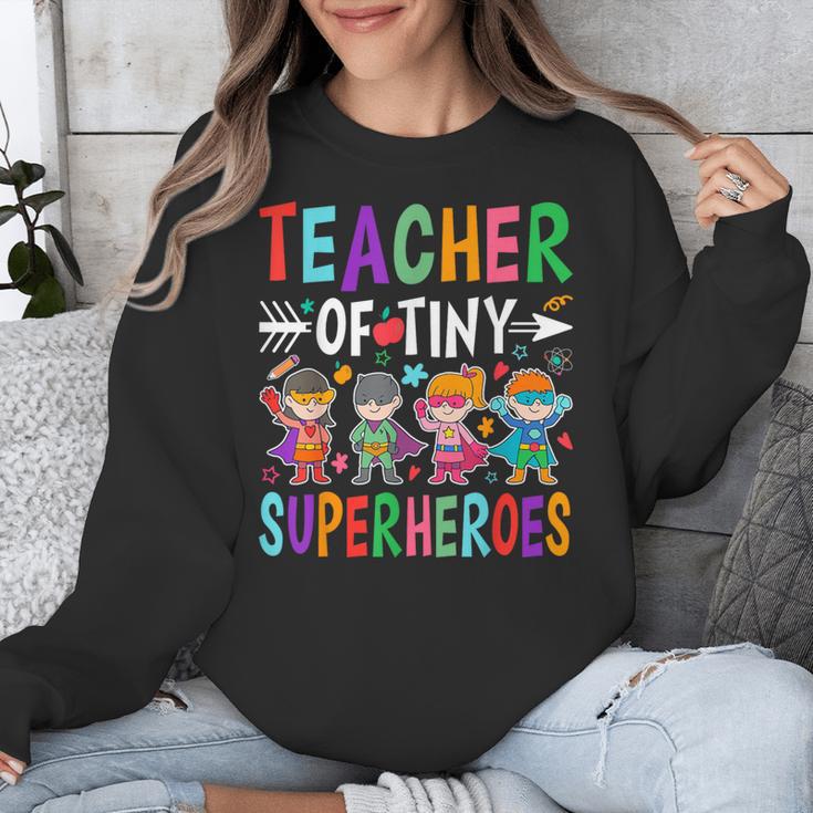 Teacher Of Tiny Superheroes Unisex Sweatshirt, funny design Teacher Of Tiny Superheroes Unisex Sweatshirt, funny design