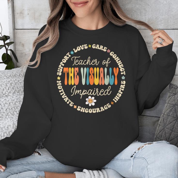 Teacher Of The Visually Impaired Back To School Team For Men Women Girls Kids Unisex Sweatshirt, funny design Teacher Of The Visually Impaired Back To School Team For Men Women Girls Kids Unisex Sweatshirt, funny design