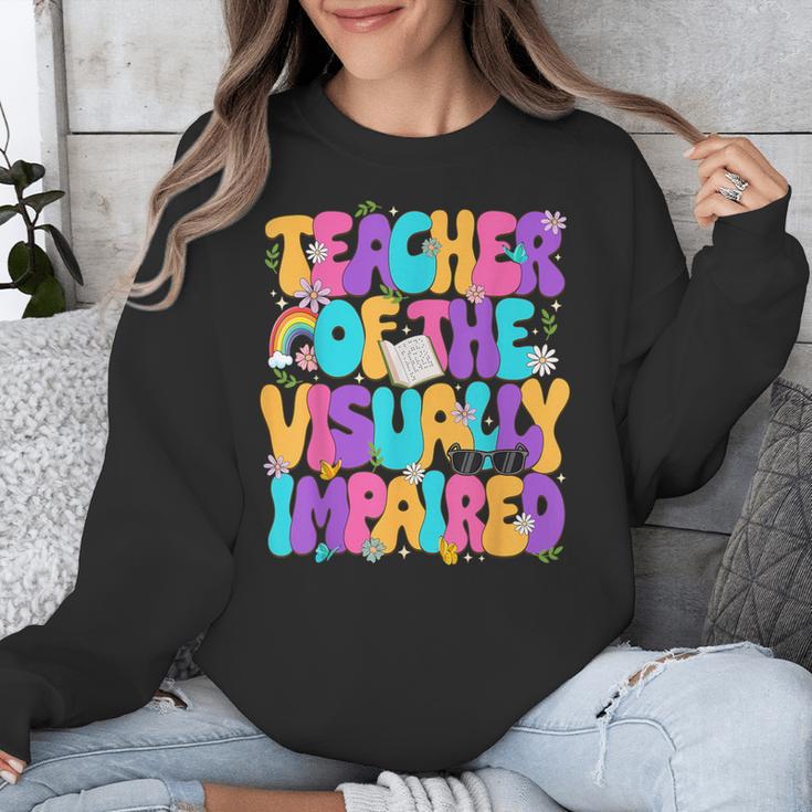 Teacher Of The Visually Impaired Blindness Awareness Unisex Sweatshirt, funny design Teacher Of The Visually Impaired Blindness Awareness Unisex Sweatshirt, funny design