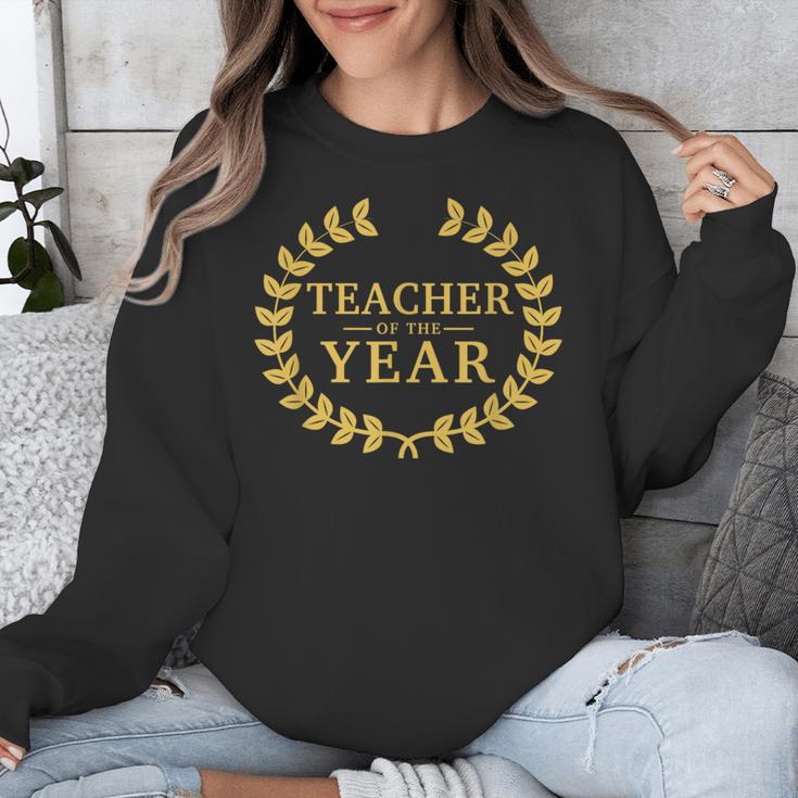 Teacher Of The Year Greatest Ever Award Day Unisex Sweatshirt, funny design Teacher Of The Year Greatest Ever Award Day Unisex Sweatshirt, funny design
