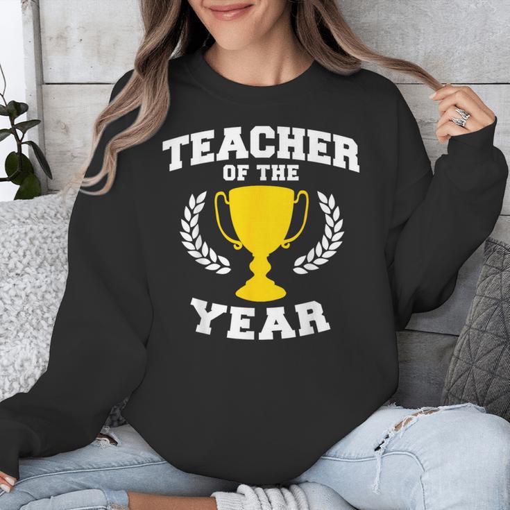 Teacher Of The Year For Men Women Unisex Sweatshirt, funny design Teacher Of The Year For Men Women Unisex Sweatshirt, funny design