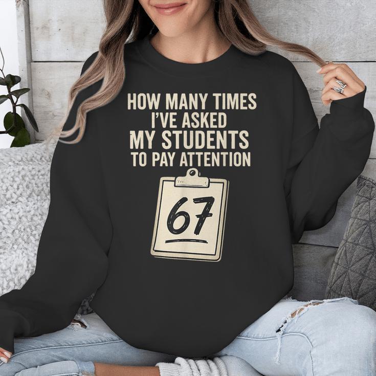 Teachers 67 Meme Unisex Sweatshirt, funny design Teachers 67 Meme Unisex Sweatshirt, funny design
