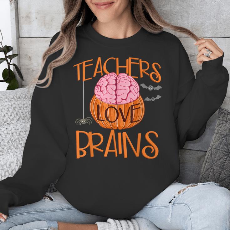 Teachers Love Brains Halloween T-Shirt For Men Women Unisex Sweatshirt, funny design Teachers Love Brains Halloween T-Shirt For Men Women Unisex Sweatshirt, funny design