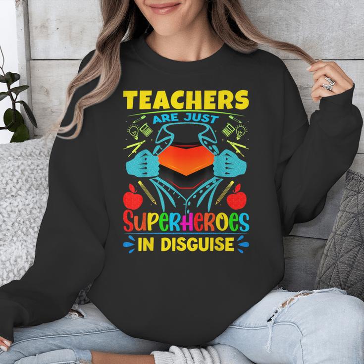 Teachers Are Superheroes – Fun Appreciation Unisex Sweatshirt, funny design
