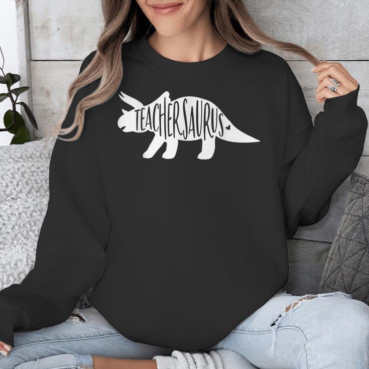 Teachersaurus Like A Normal Teacher Awesome Dinosaur Teacher Men Women Girls Kids Unisex Sweatshirt, funny design Teachersaurus Like A Normal Teacher Awesome Dinosaur Teacher Men Women Girls Kids Unisex Sweatshirt, funny design