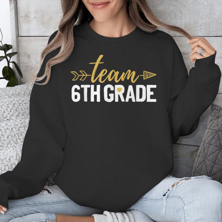 Team 6th Grade Hello Sixth Grade Crew Squad Teacher Kids Unisex Sweatshirt, funny design Team 6th Grade Hello Sixth Grade Crew Squad Teacher Kids Unisex Sweatshirt, funny design
