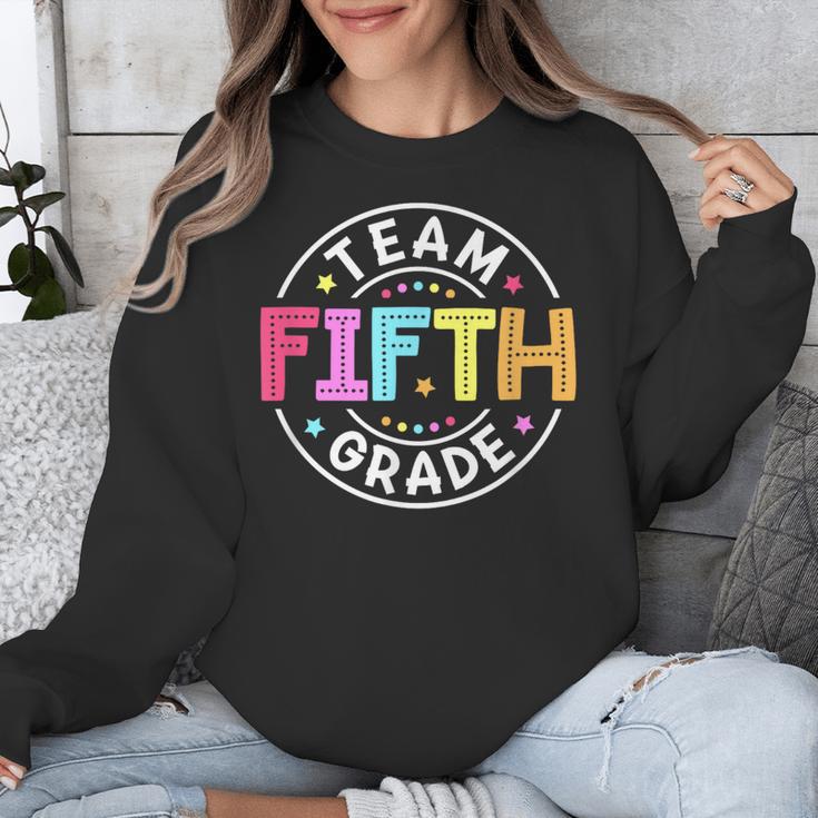 Team Fifth Grade Teacher Back To School 5th Grade Squad Kids Unisex Sweatshirt, funny design Team Fifth Grade Teacher Back To School 5th Grade Squad Kids Unisex Sweatshirt, funny design