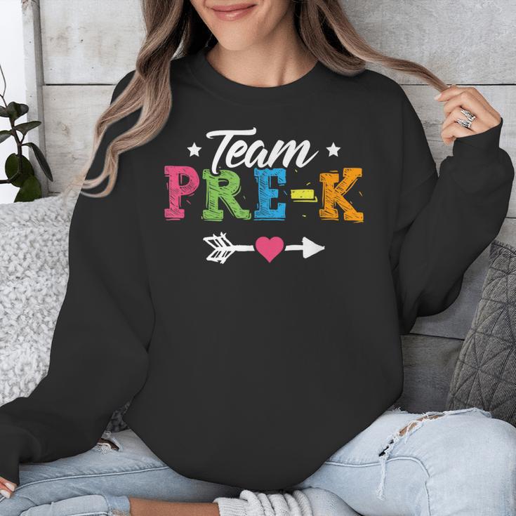 Team Pre-K Shirt PreSchool Teacher Student Back To School Unisex Sweatshirt, funny design Team Pre-K Shirt PreSchool Teacher Student Back To School Unisex Sweatshirt, funny design