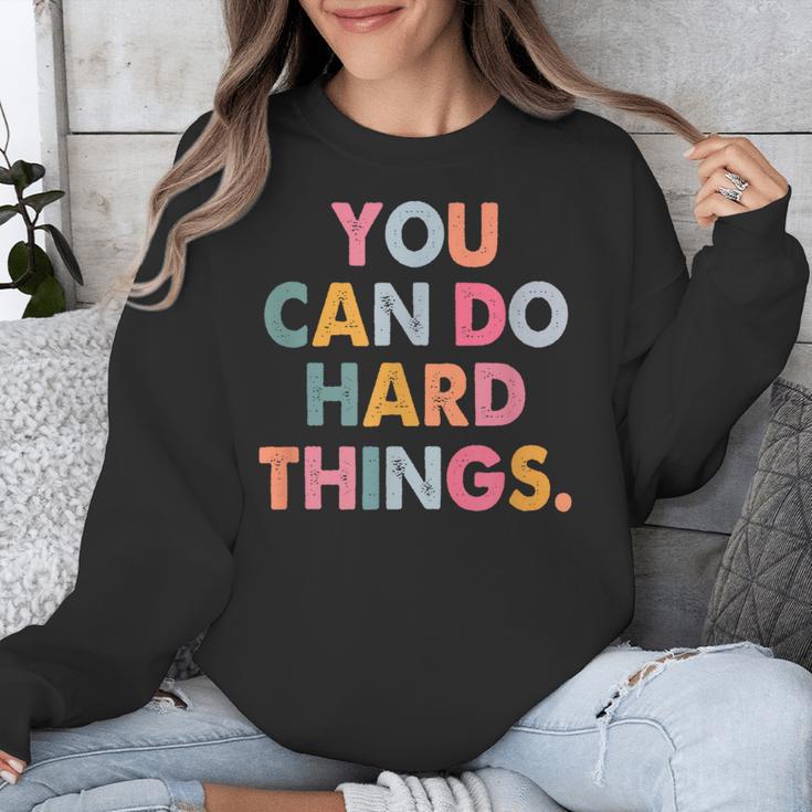 Test Day Teacher You Can Do Hard Things Women Kids Unisex Sweatshirt, funny design Test Day Teacher You Can Do Hard Things Women Kids Unisex Sweatshirt, funny design