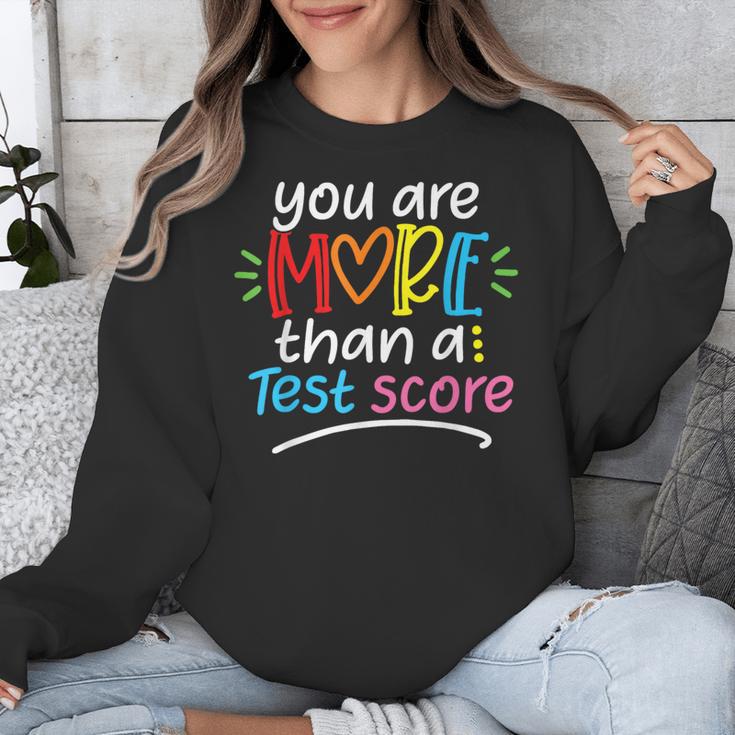 Test Day Teacher Shirt You Are More Than a Test Score Women Unisex Sweatshirt, funny design Test Day Teacher Shirt You Are More Than a Test Score Women Unisex Sweatshirt, funny design