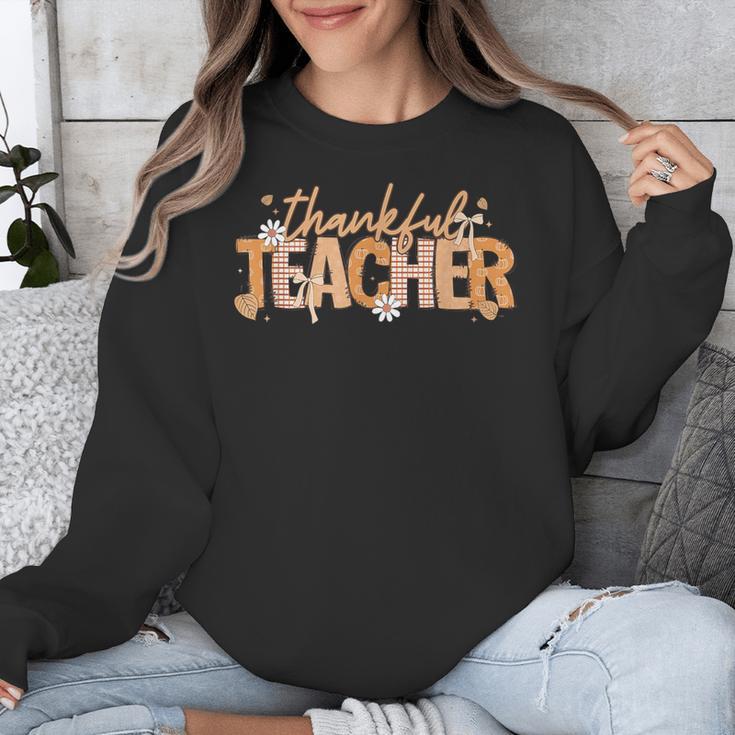 Thankful Teacher Autumn Fall Teacher Thanksgiving Youth Unisex Sweatshirt, funny design Thankful Teacher Autumn Fall Teacher Thanksgiving Youth Unisex Sweatshirt, funny design