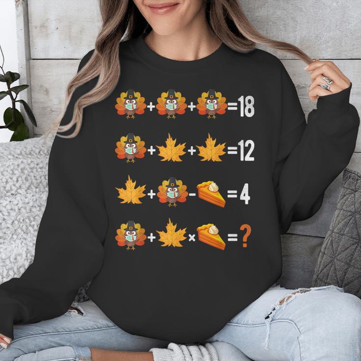 Thanksgiving Order Of Operations Quiz Math Teacher Life Unisex Sweatshirt, funny design